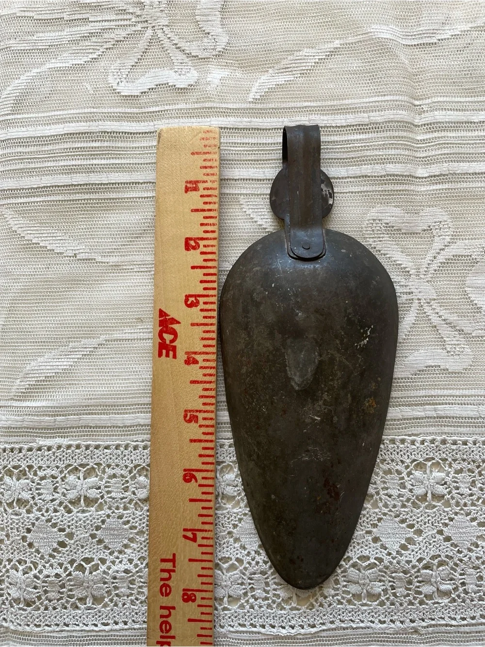 Vintage Primitive Metal Grain Scoop Rustic Farmhouse Decor